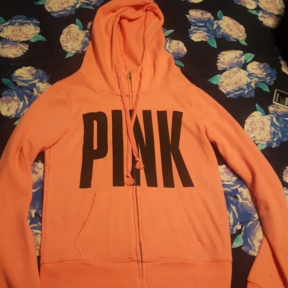 PINK Victoria's Secret Tops - Pink hoodie EUC